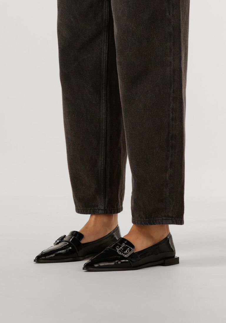 zwarte floris van bommel loafers sfw-40051 gynni