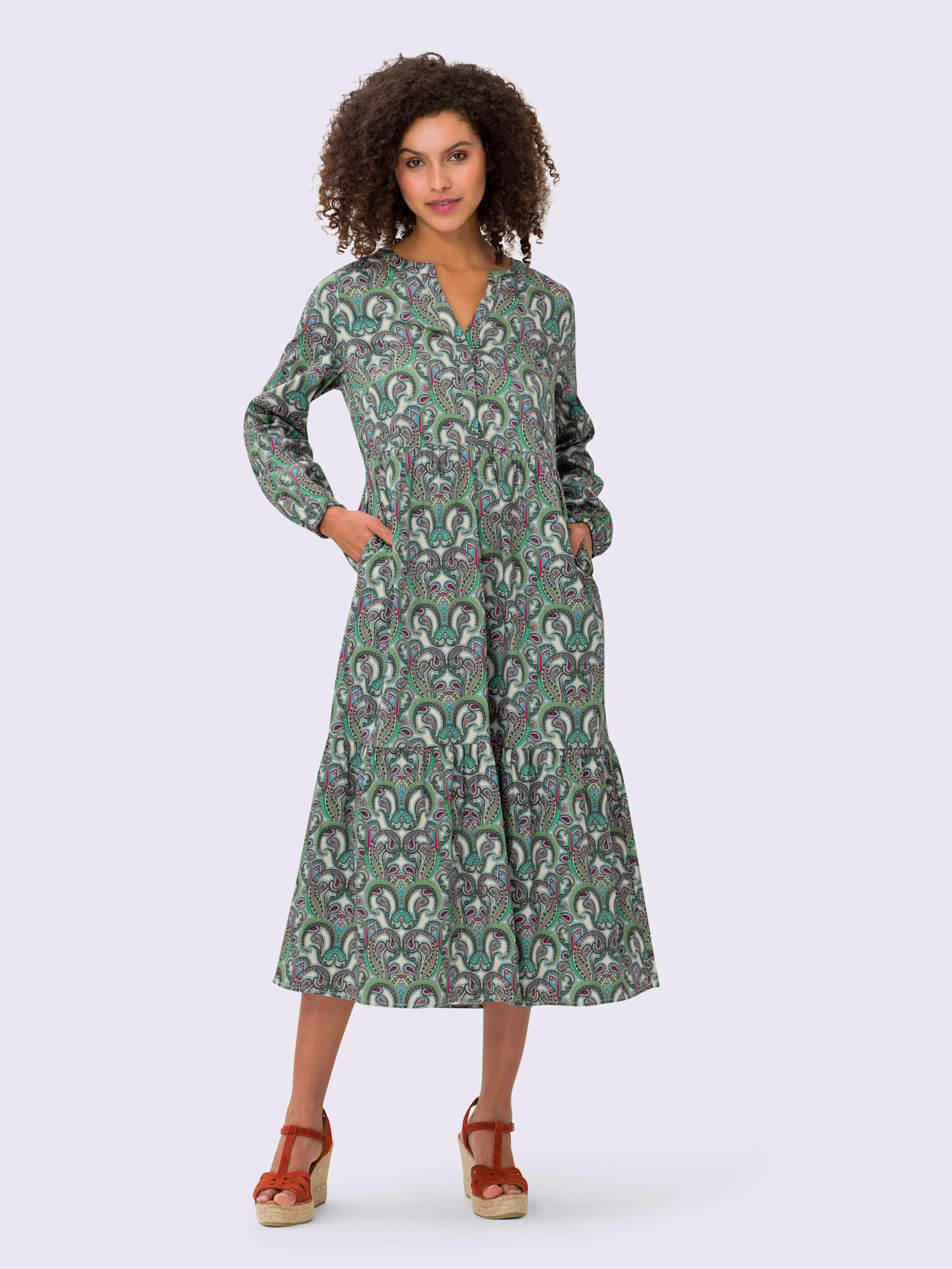 Robe imprimée qualité tissée