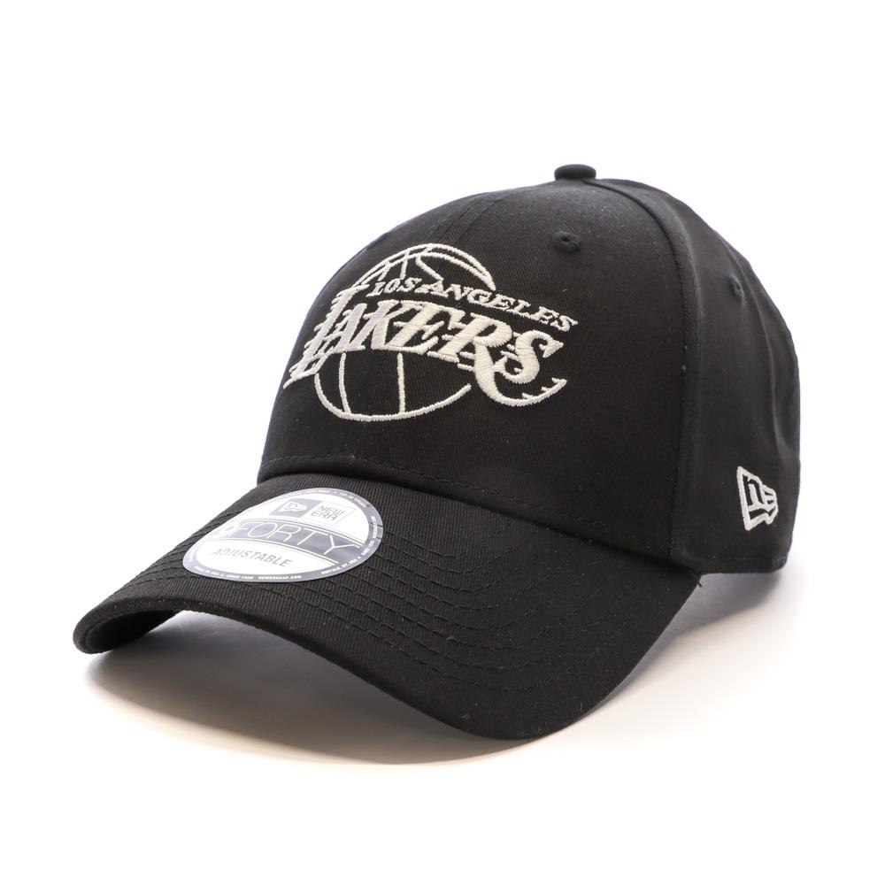 New Era Casquette Noir Homme New Era Nba Essential Outline Los Angeles Lakers