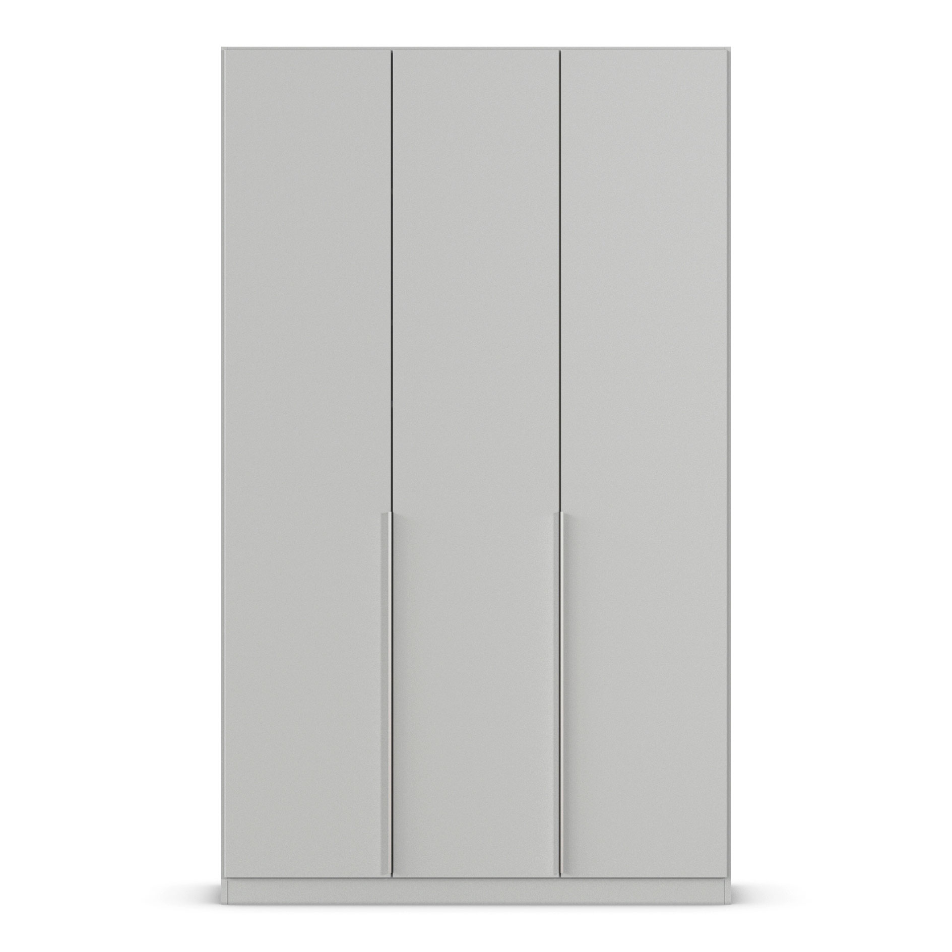 Drehtürenschrank - seidengrau - 3-türig - 136x229 cm