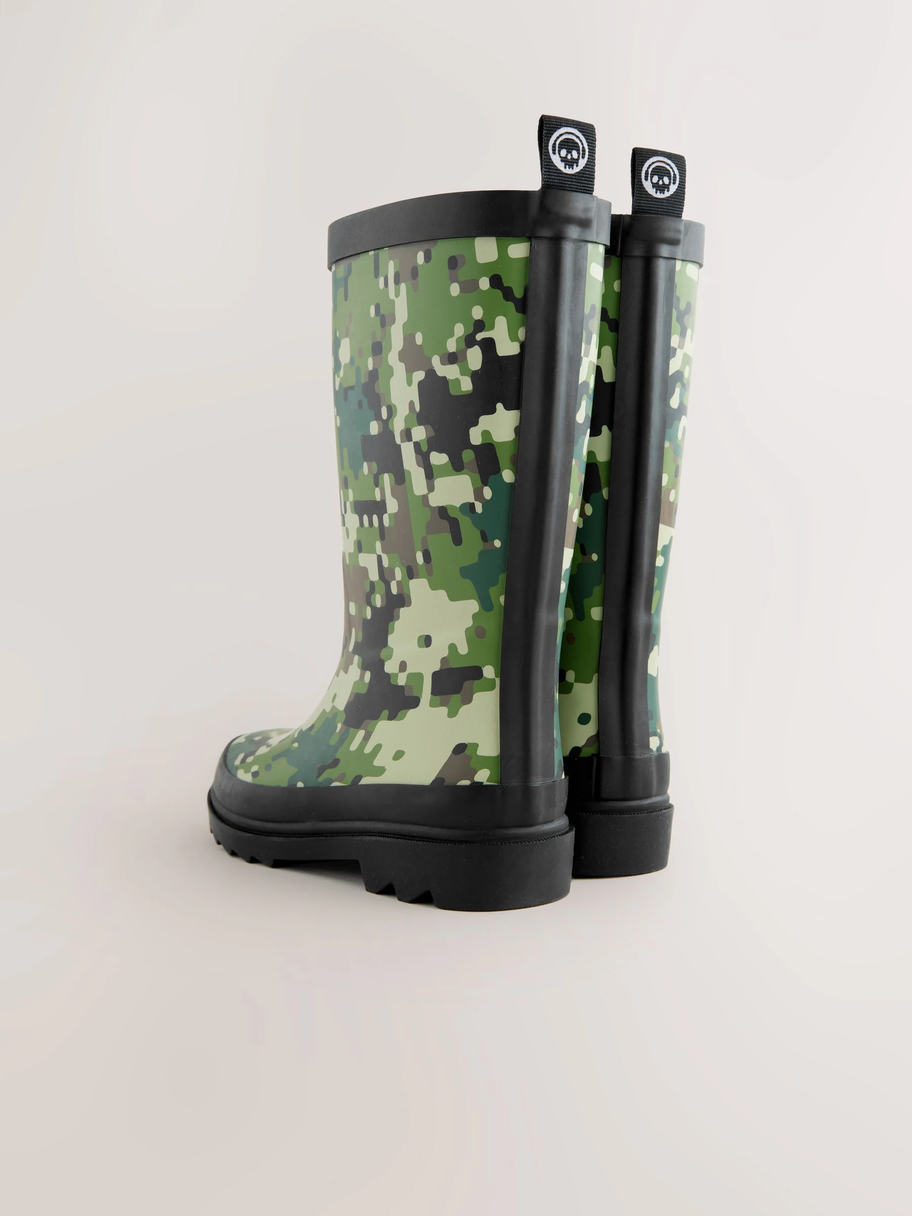 Groene camouflage - Rubberen regenlaarzen