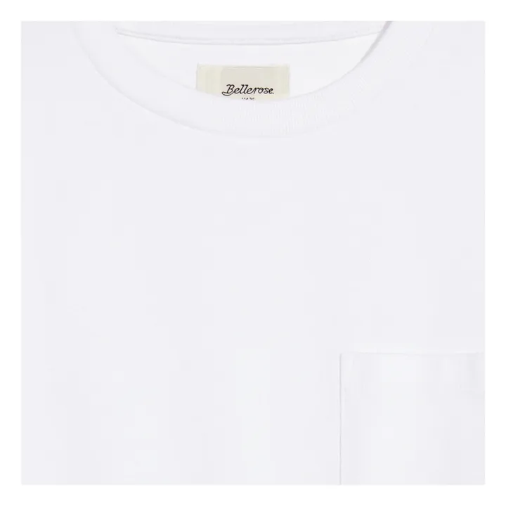Bellerose T-shirt Manches Longues Poche Camo | Blanc