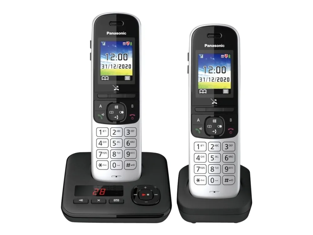Panasonic KX-TGH722GS schwarz DECT/AB