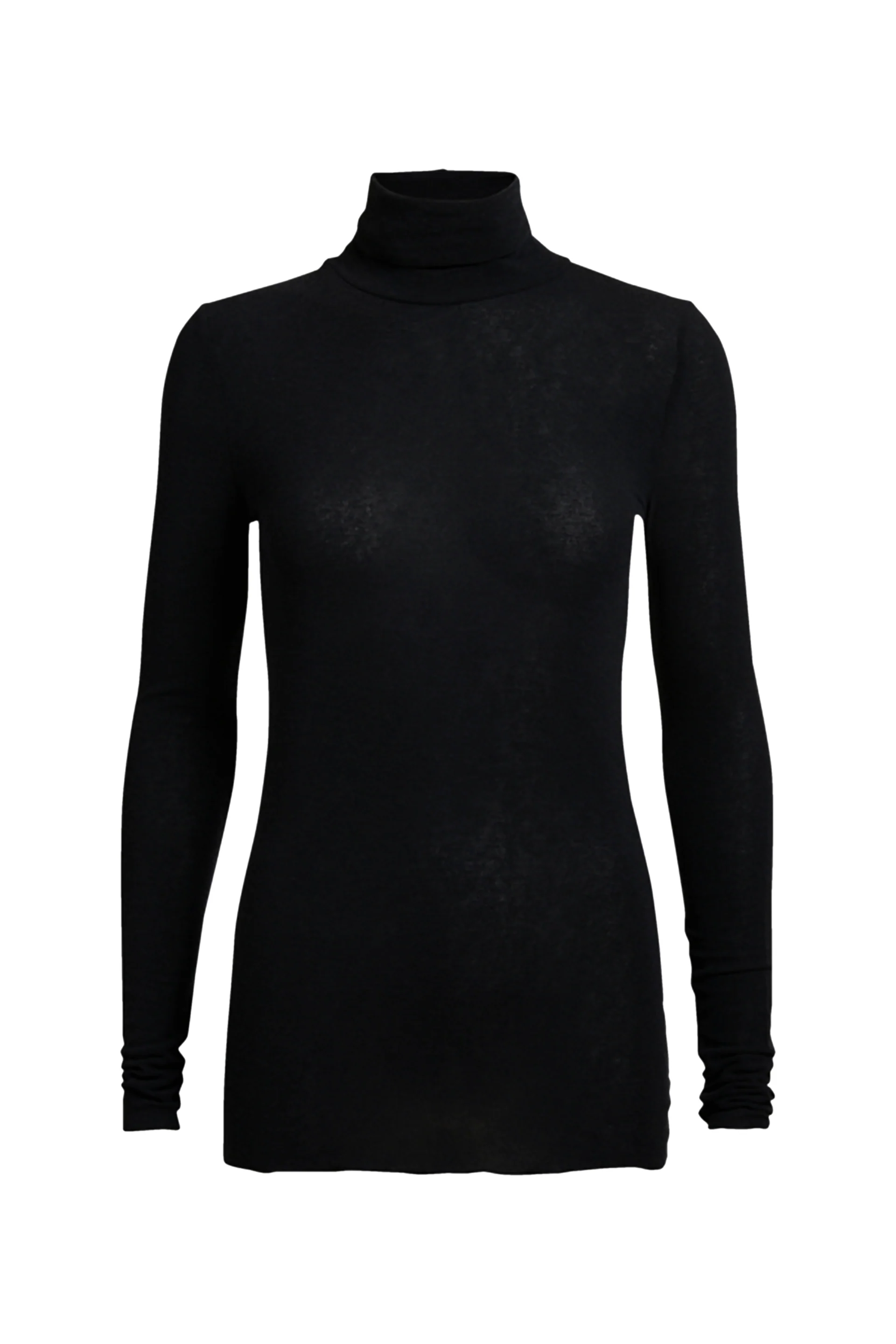 Gai+Lisva  Anna Wool Turtleneck langærmet t-shirt - sort