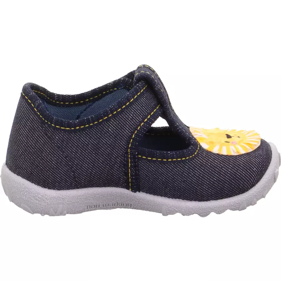 superfit Hausschuh Spotty Löwe dunkelblau (mittel)