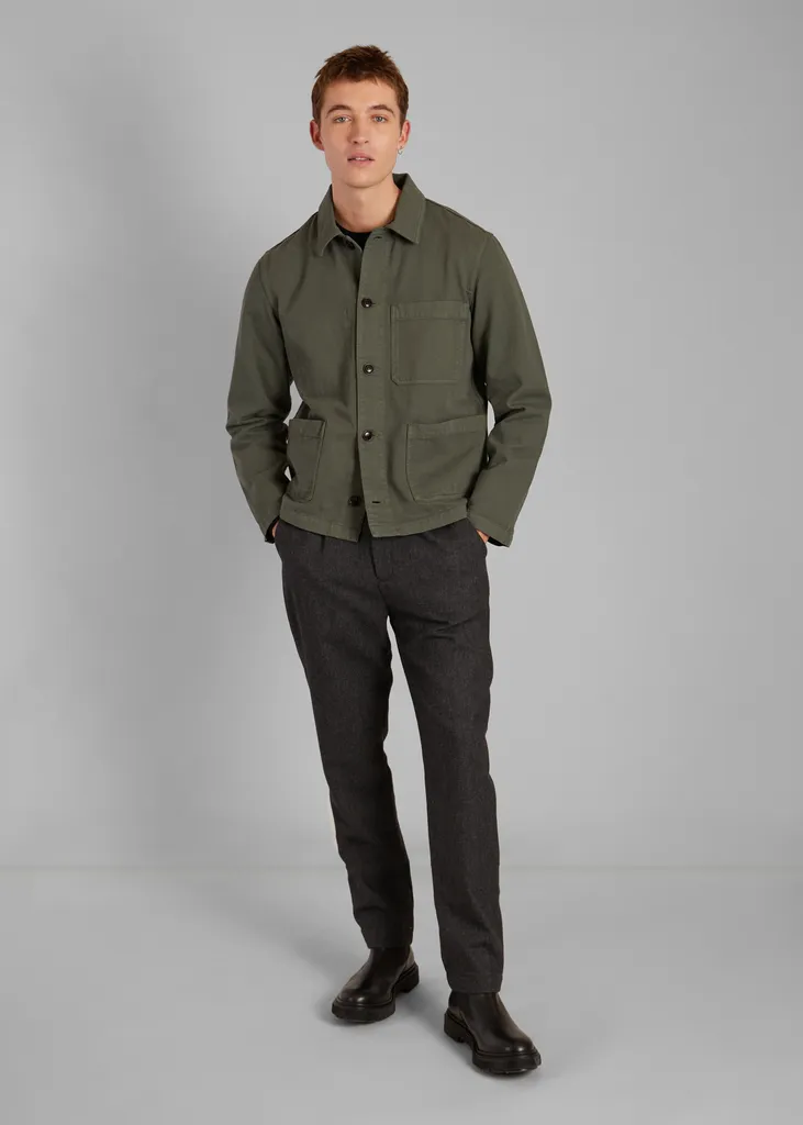 Veste worker en toile de coton L'Exception Paris