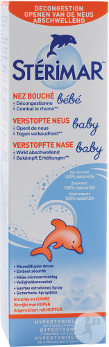 Stérimar Bébé Nez Bouché Spray Nasal Décongestionnant Hypertonique 100ml