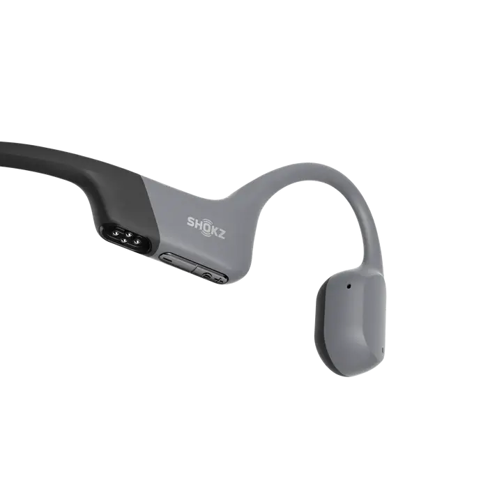 Shokz OpenSwim Pro Draadloze Open-ear Koptelefoon Grijs