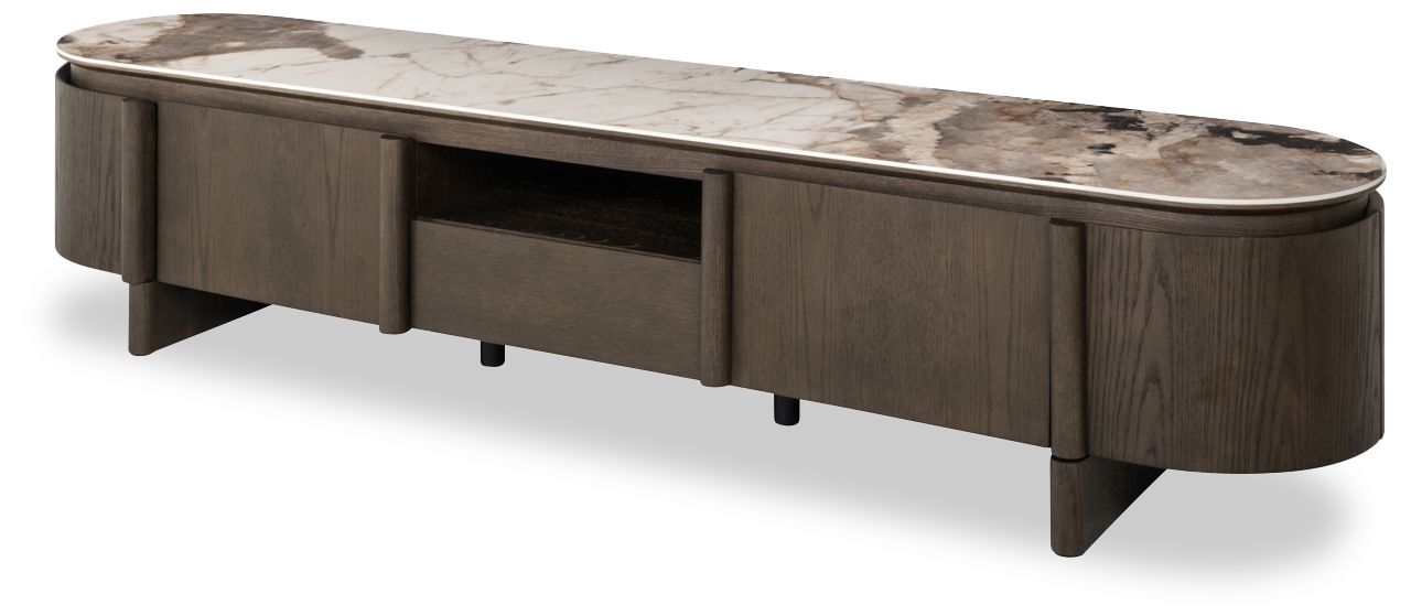 Tv-meubel 214220 Langford B220 x D44.5 x H45 cm
