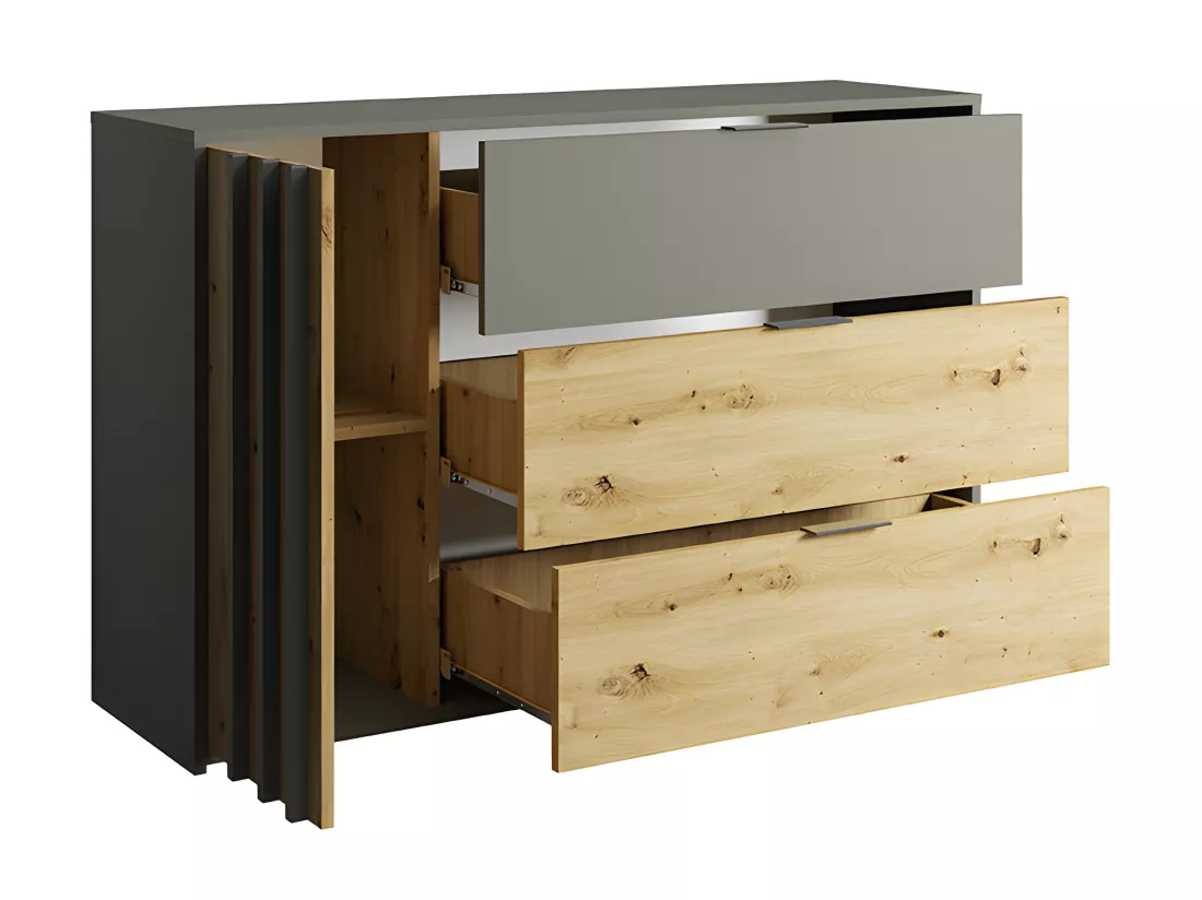Commode 3 tiroirs + 1 porte Rimini