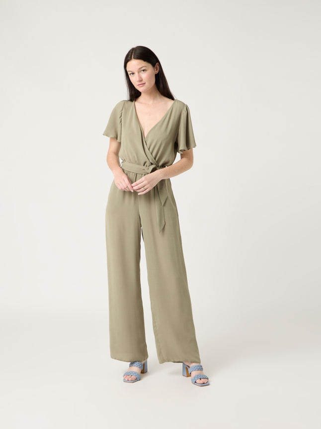 Combinaison pantalon ceinturée