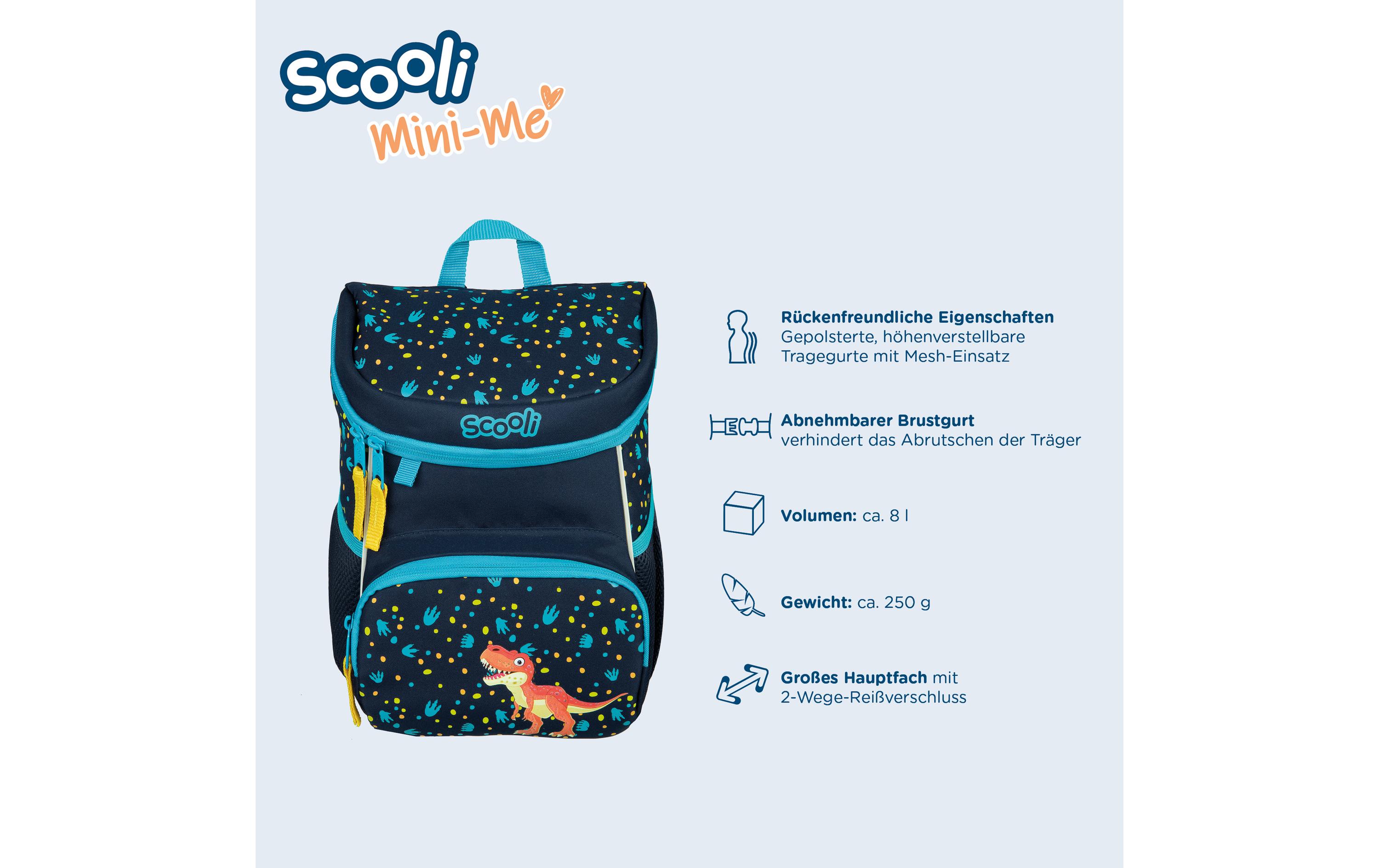 Rucksack Domi Dino 8 lKinderrucksack