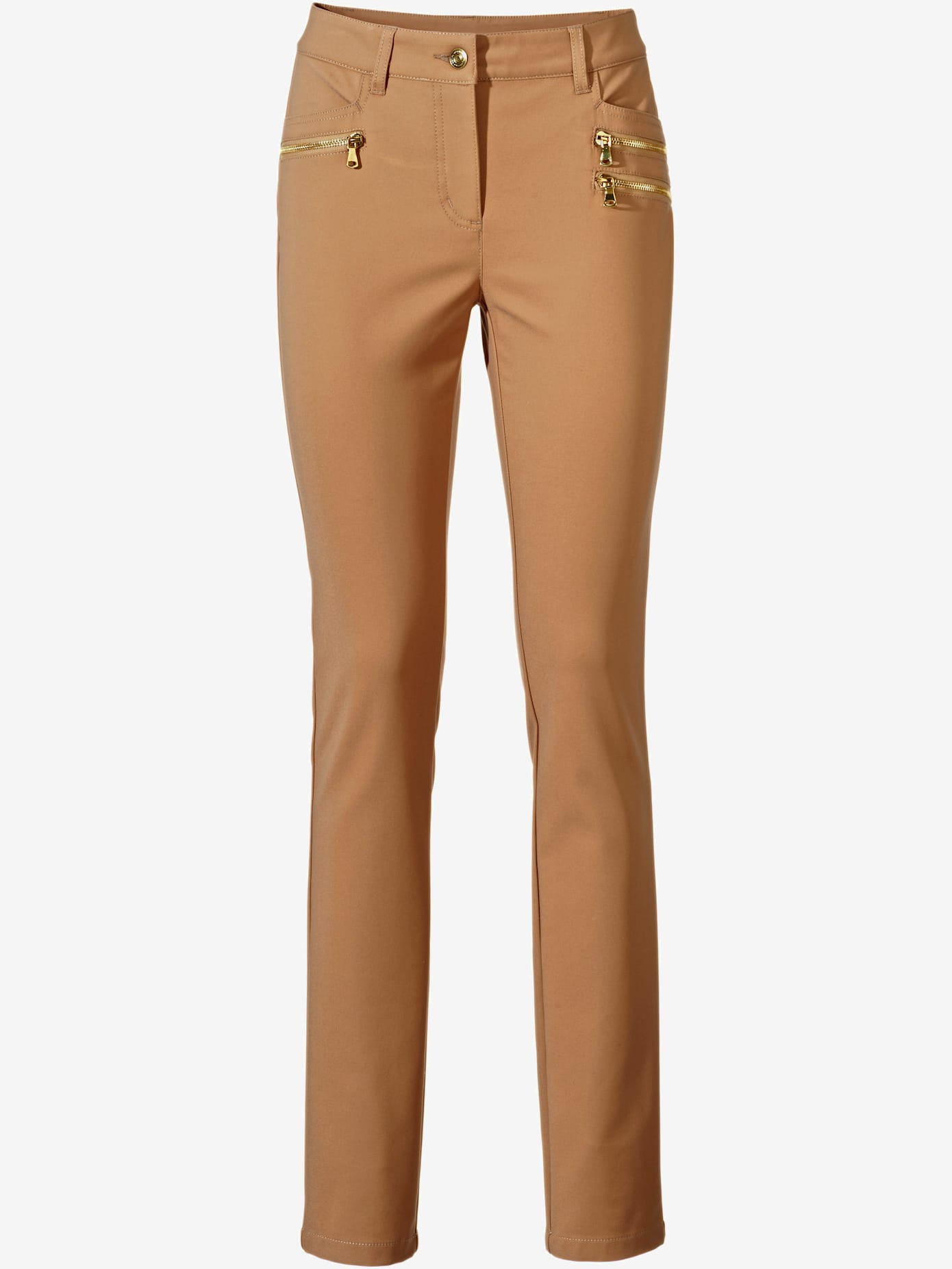 Pantalon effet ventre plat extensible