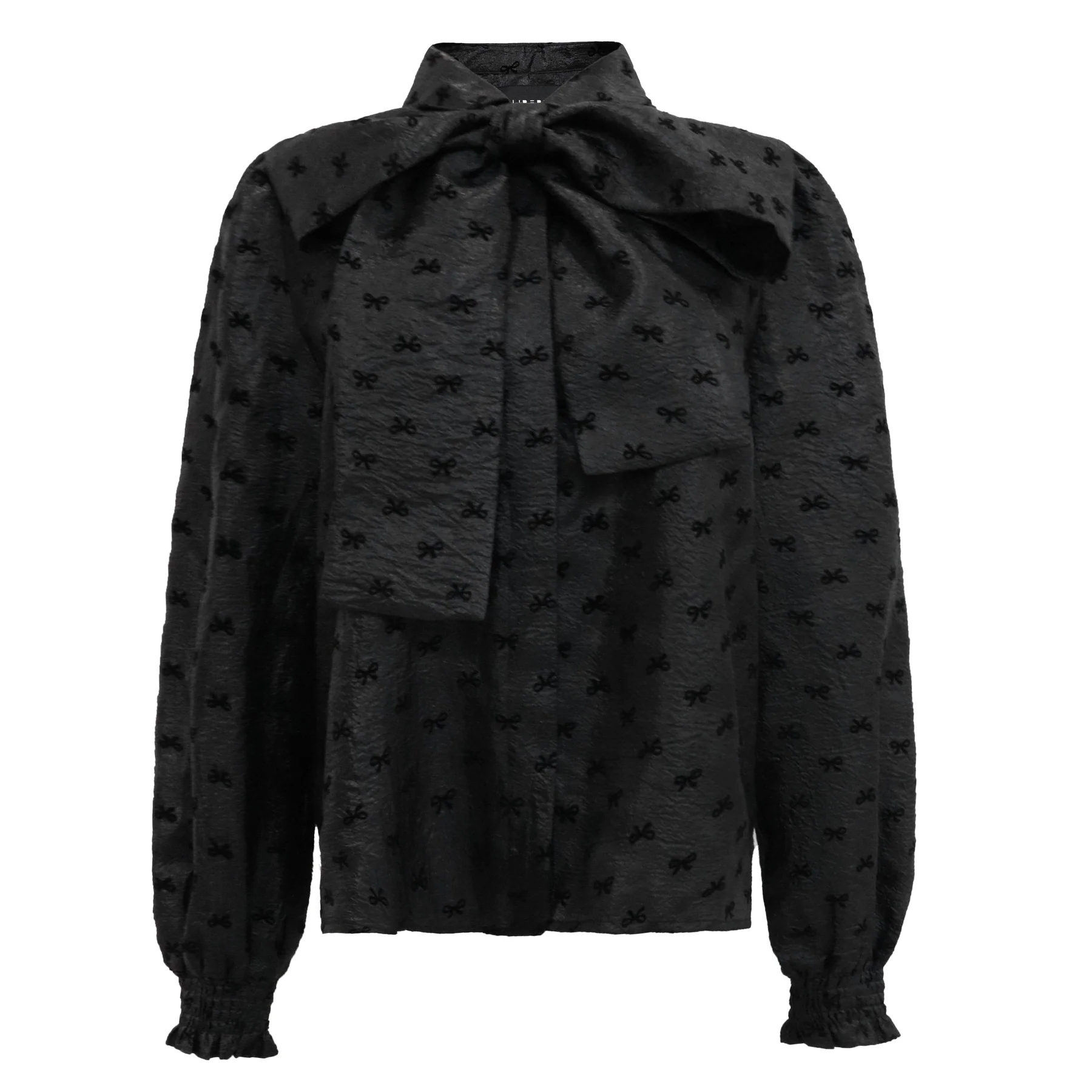 Liberte Elina-Ls-Blouse black bow