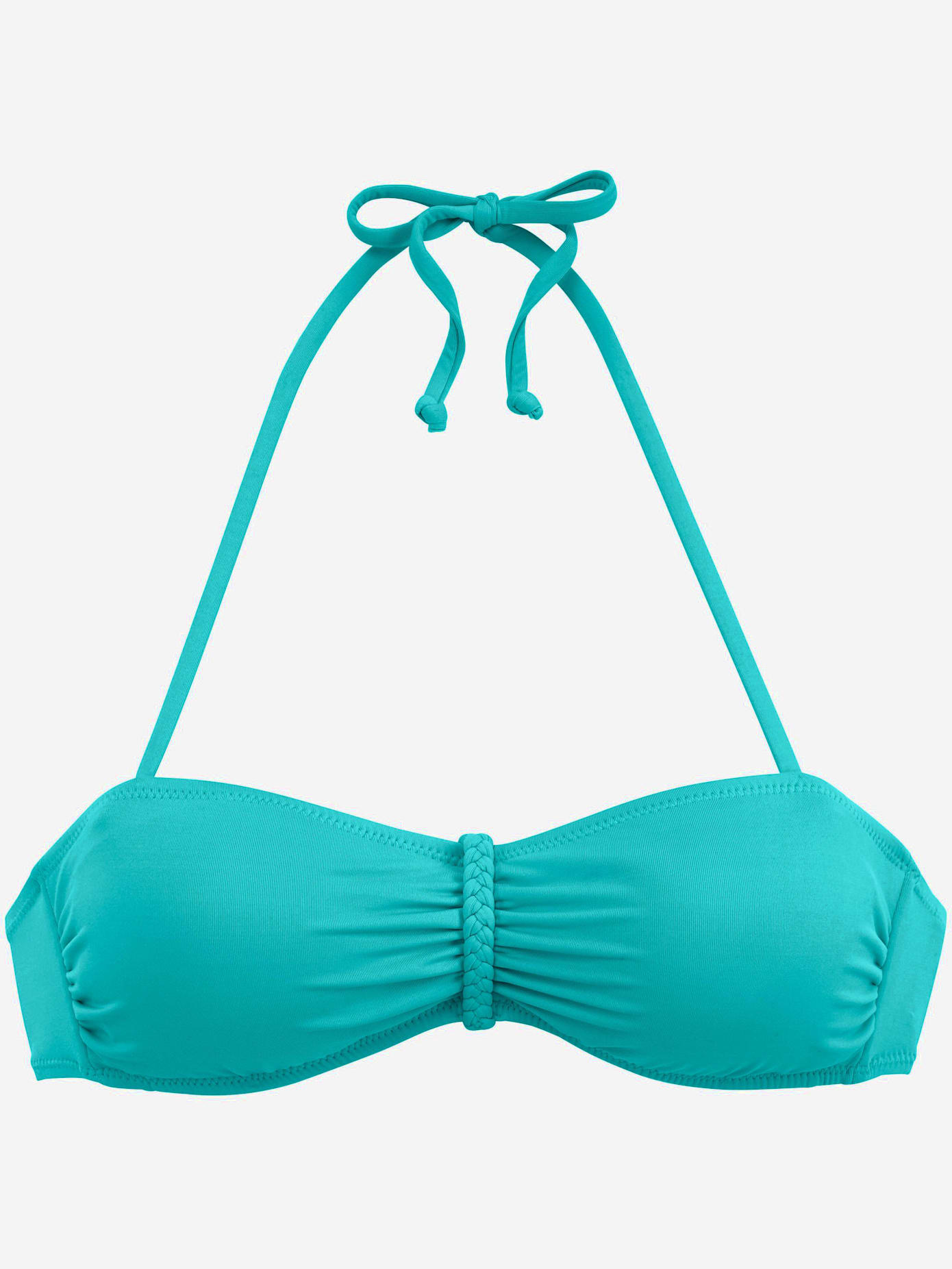 Haut de maillot de bain bandeau bonnets amovibles