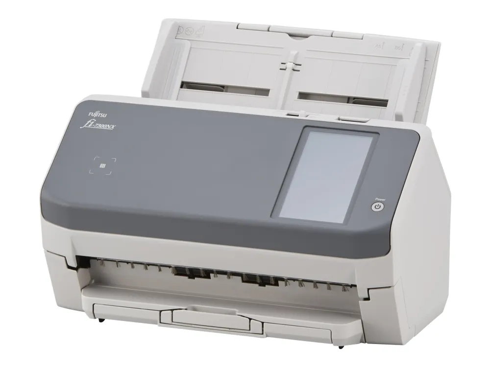 Ricoh fi-7300NX - Dokumentscanner - Dual CCD - Duplex - 216 x 355.6 mm - 600 dpi x 600 dpi - op til 60 ppm (mono) / op til 60 ppm (farve) - ADF (80 ark) - op til 4000 scanninger pr. dag - Gigabit LAN, USB 3.1 Gen 1