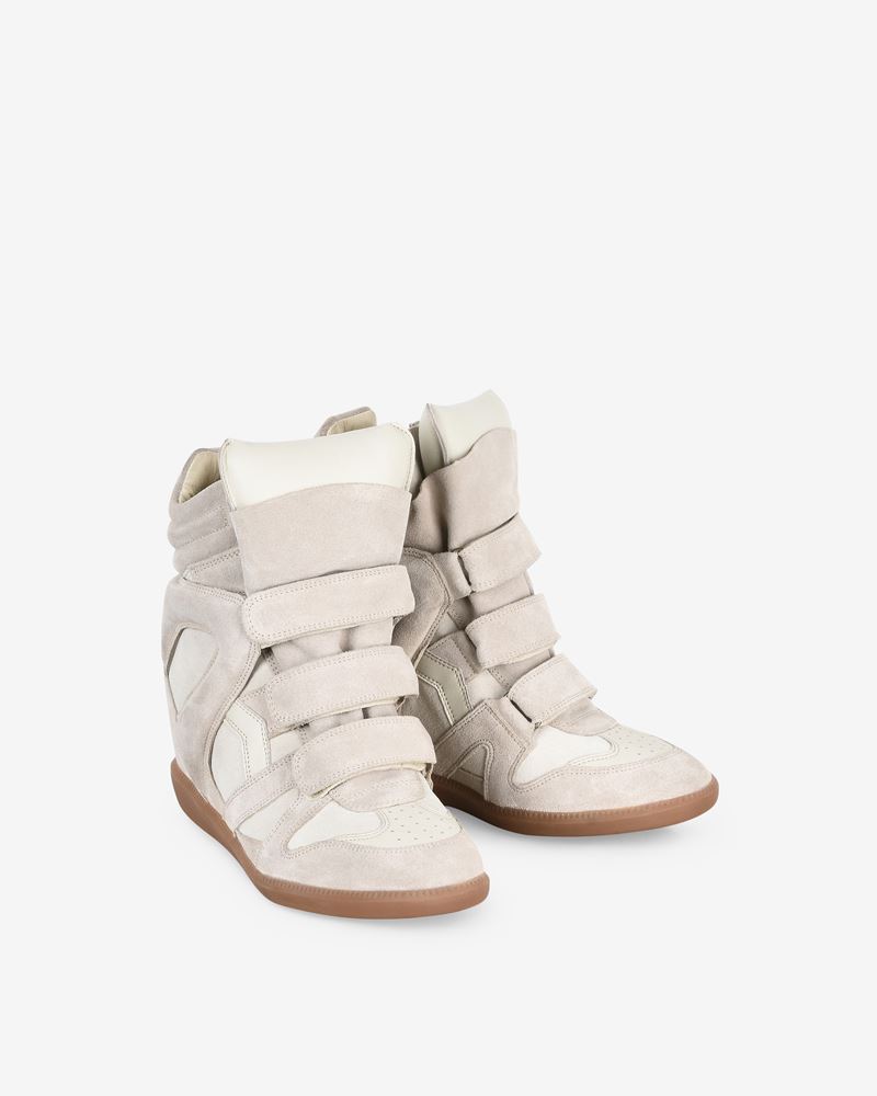 BASKETS EN CUIR VELOURS BEKETT