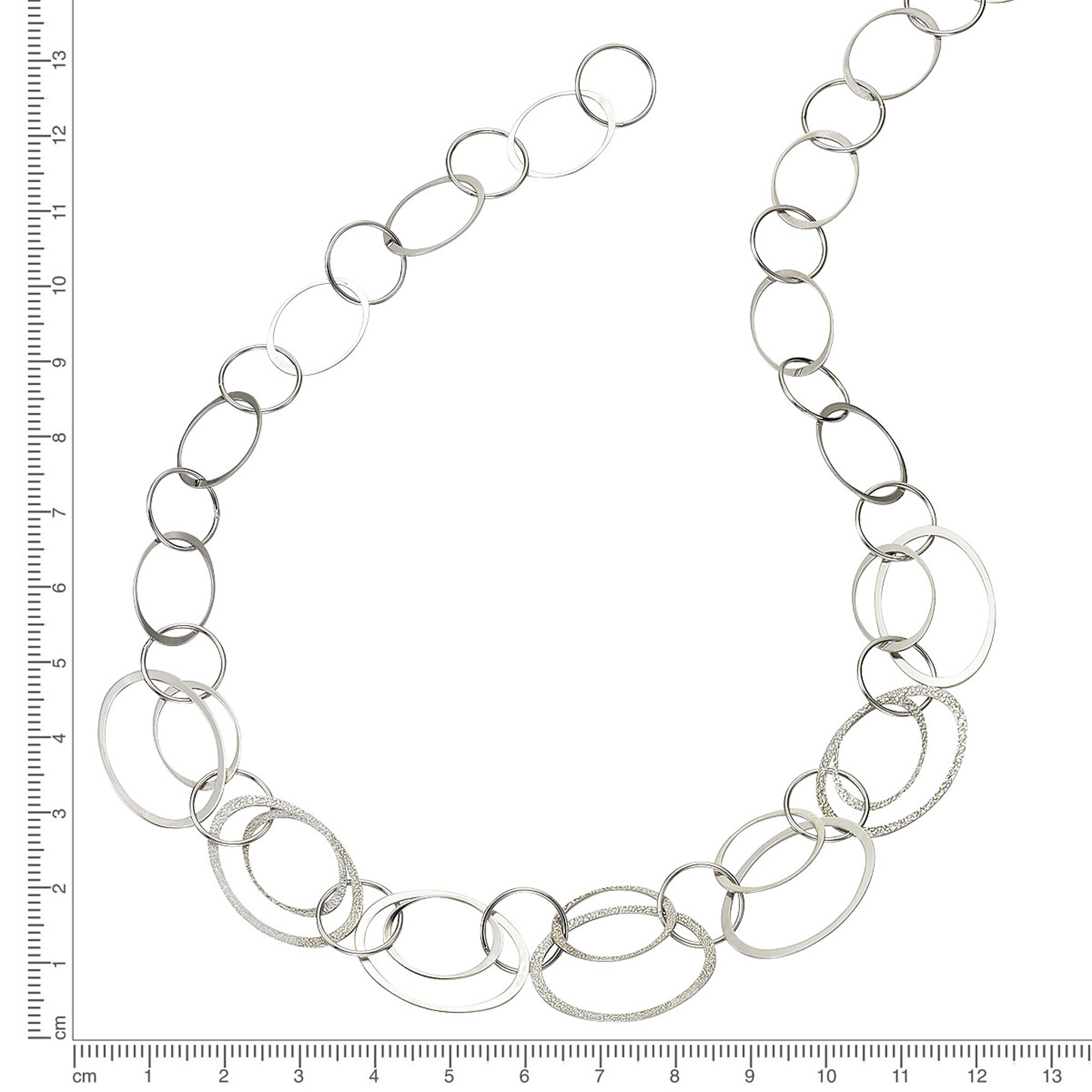 Celesta Silber Halskette 925 Sterling Silber Gliedercollier
