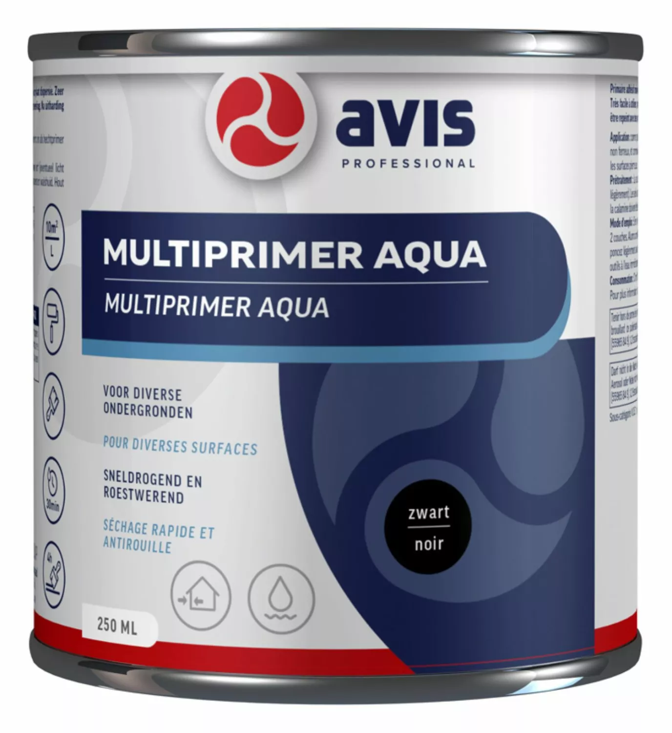 Avis Aqua Multiprimer Zwart - 0,25L
