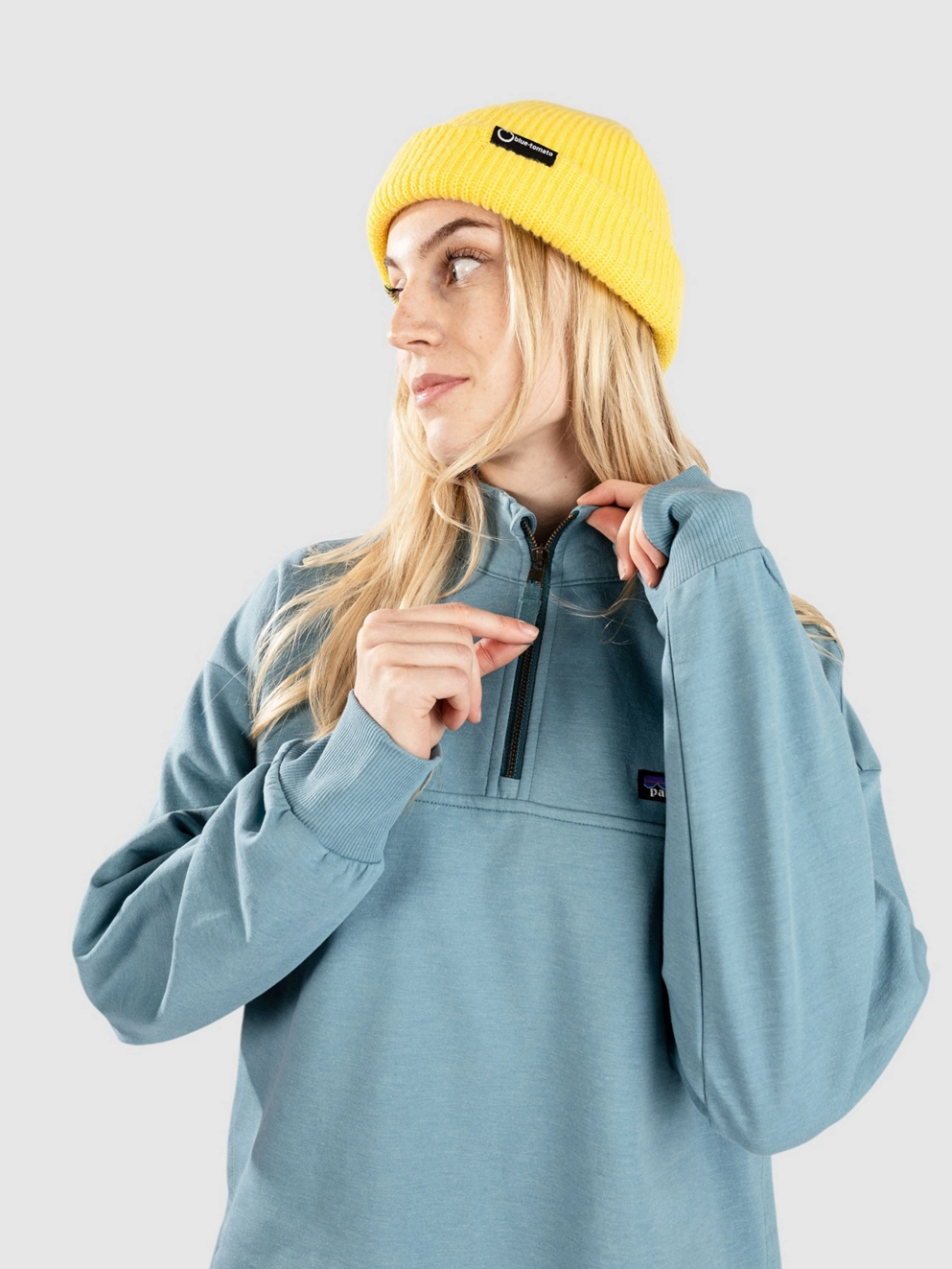 Patagonia Ahnya Zip Hoodie wetland blue