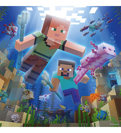 Ravensburger Puzzlespiel - 3x49 Teile - Minecraft