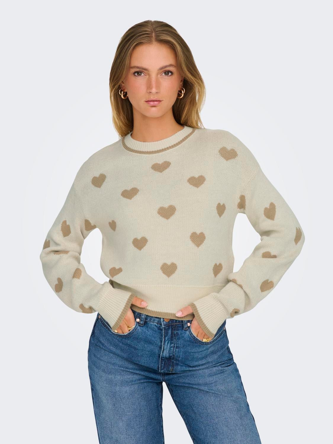JDYROMANCE Strickpullover Birch