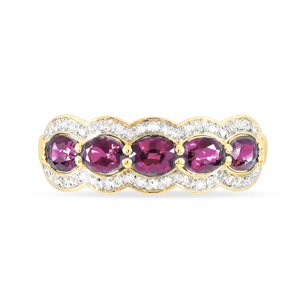Bague Margaux Or Jaune Tourmaline Et Diamant