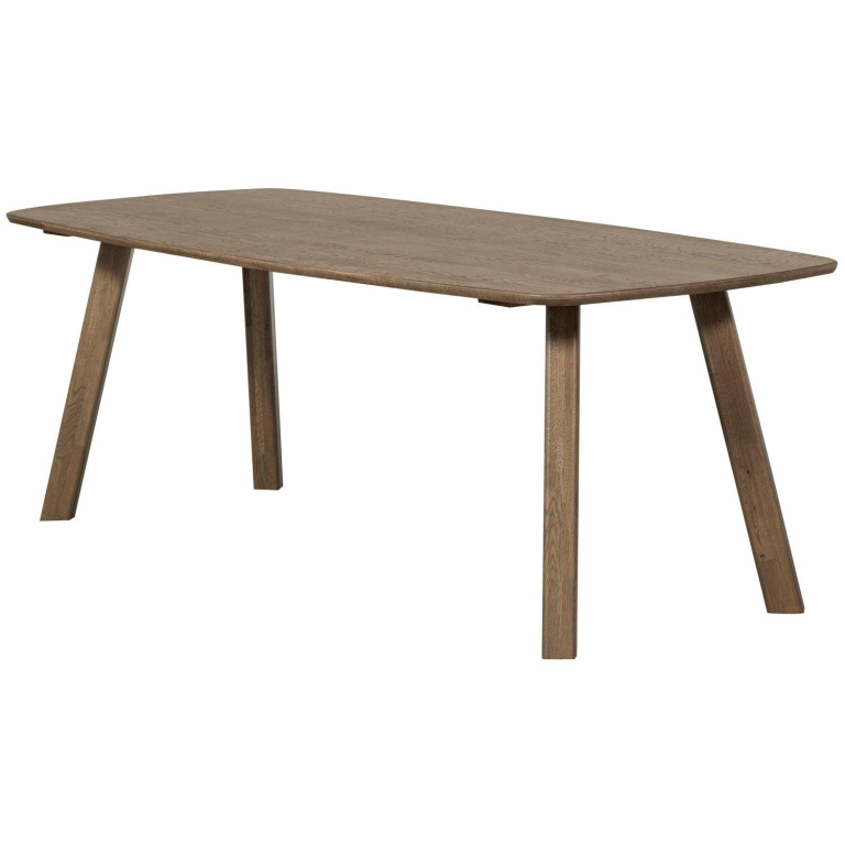 WOOOD Tablo eettafel 180x100 deens ovaal DL cashmere bruin