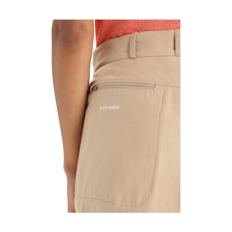Icebreaker Hike Shorts Women Sand