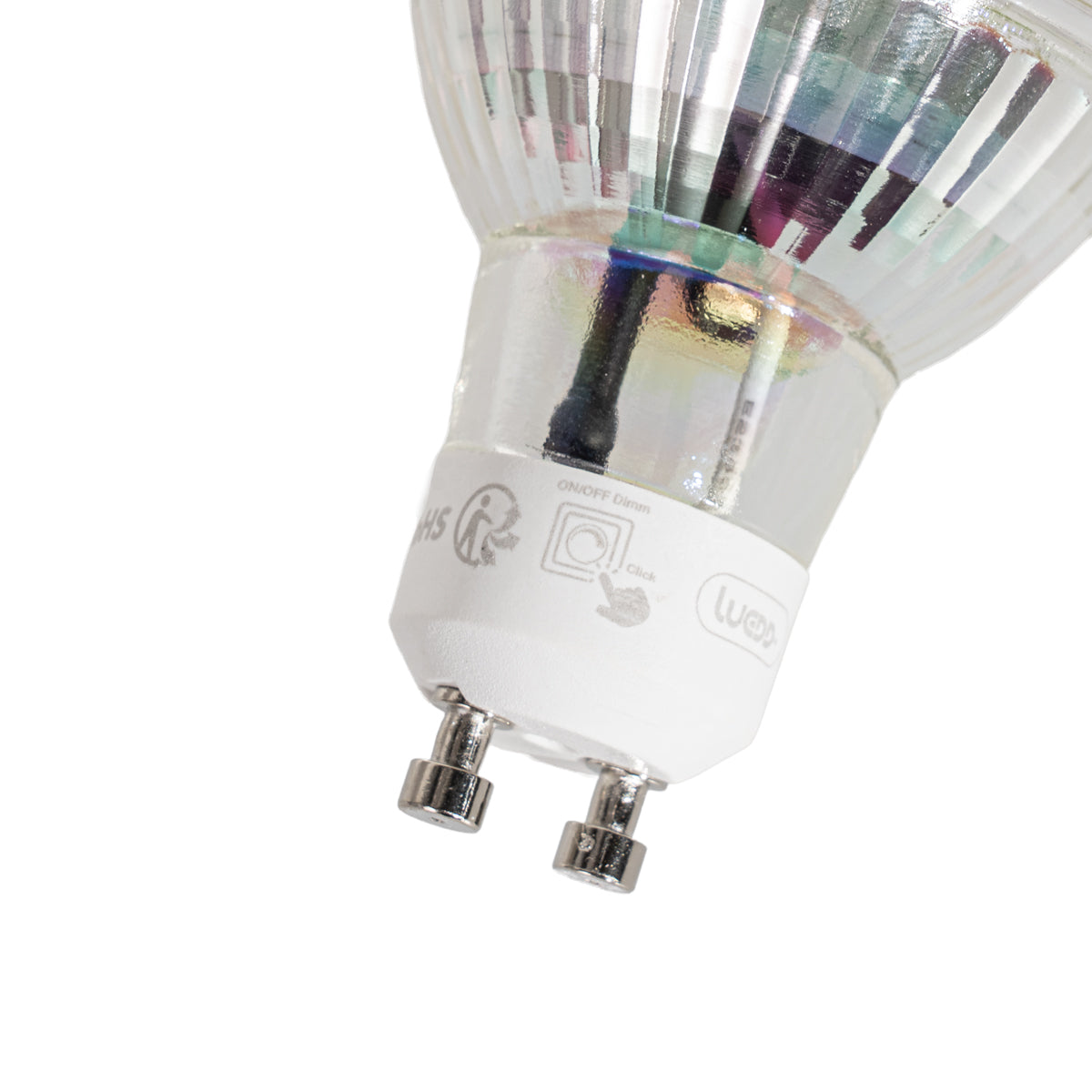 LUEDD Set van 5 GU10 50mm LED lampen helder 3W 200 lm 2200K