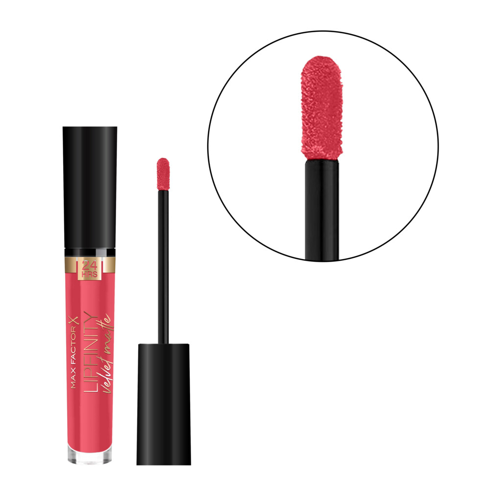 Max Factor Lipfinity Velvet Matte Liquid Lipstick 025 Red Luxury3,5 ml