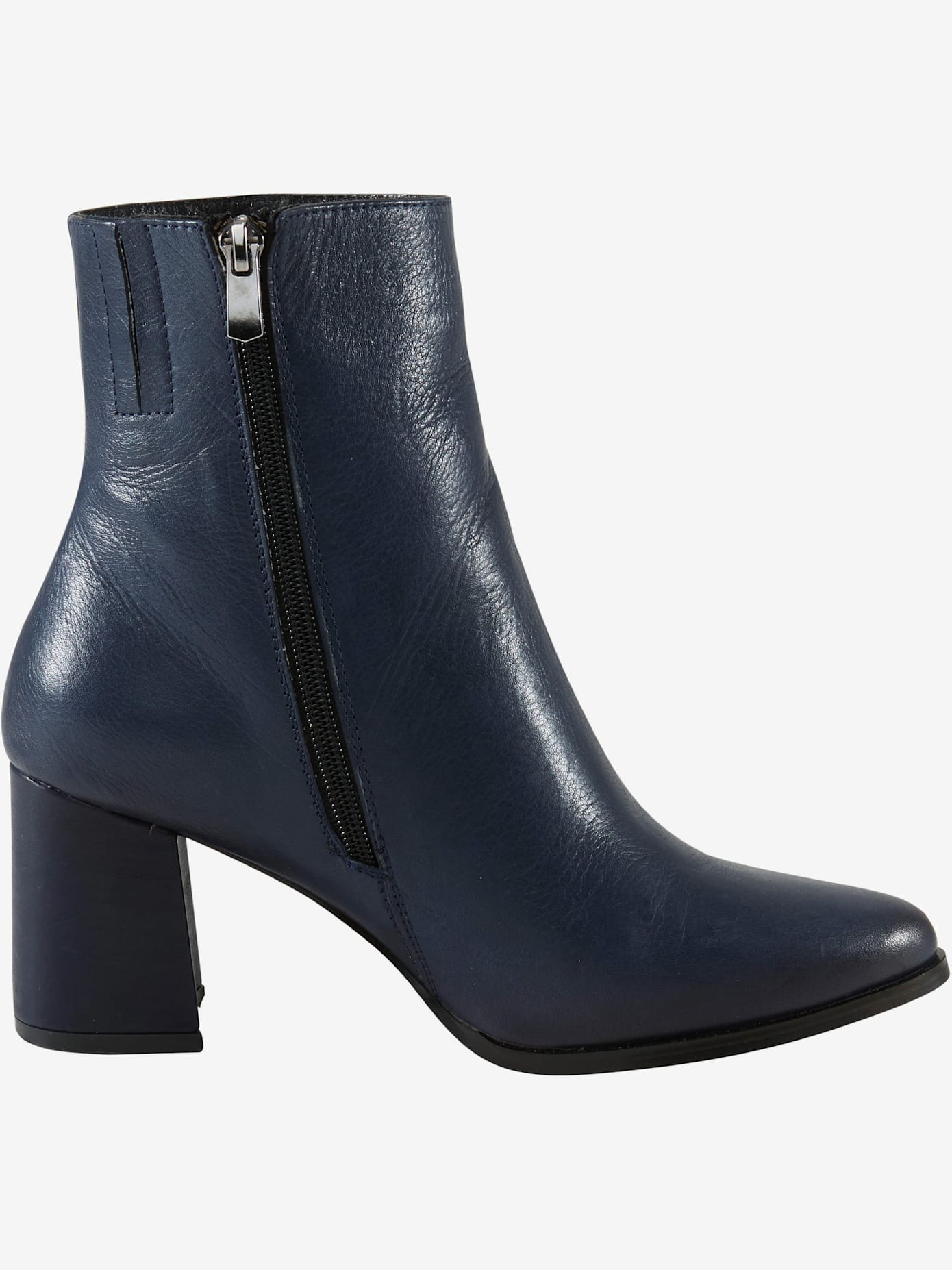 Bottines dessus cuir vachette véritable