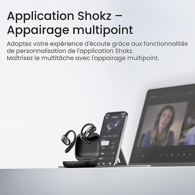 SHOKZ - ECOUTEURS BLUETOOTH OPENFIT AIR
