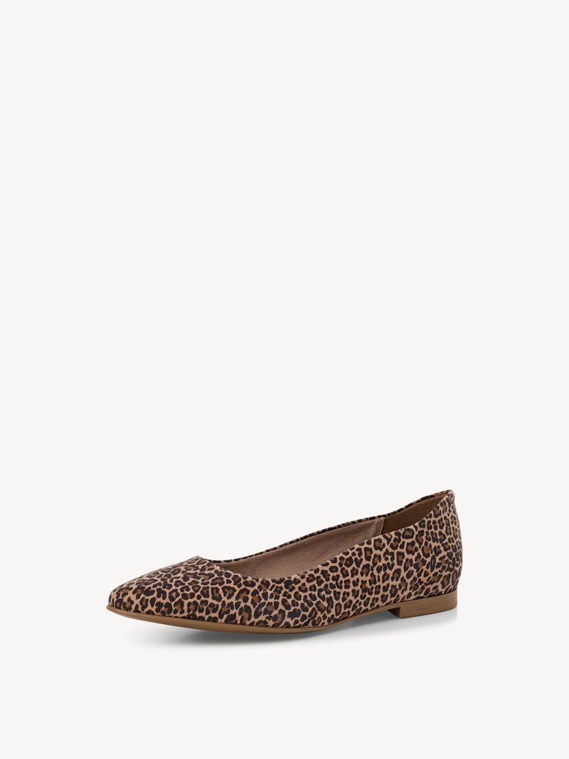 Leren Ballerina - bruin