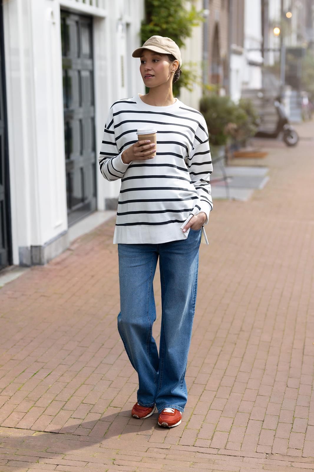 Noppies Maternity Wide leg Jeans Lemi - Vintage Blue