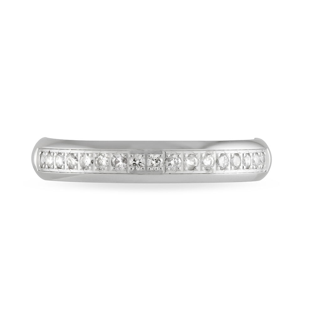 Alliance Vannie Or Blanc Diamant