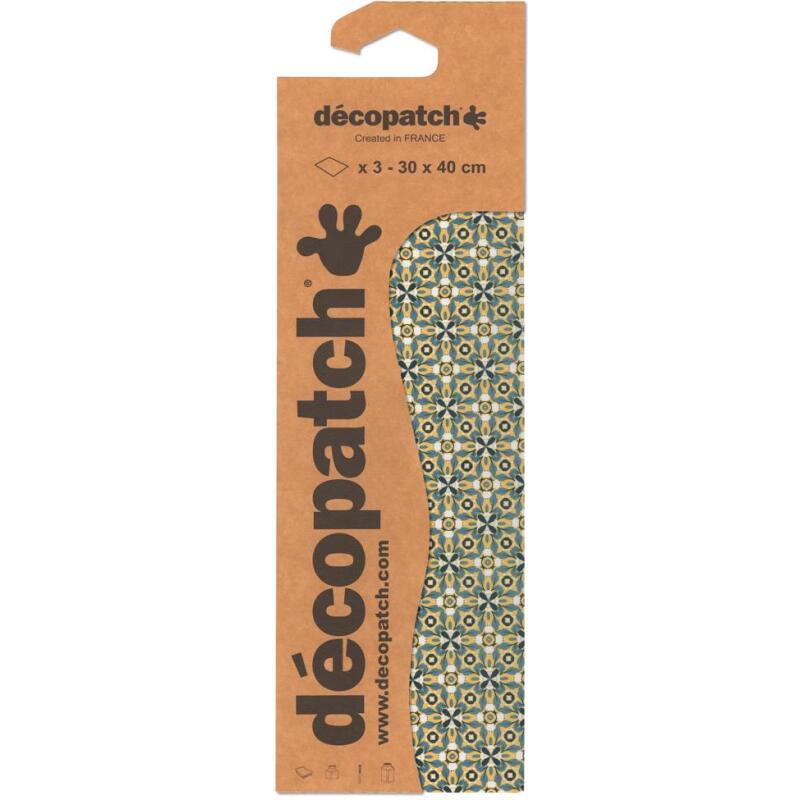 Pochette 3 Feuilles Identiques Ref 706 - Or