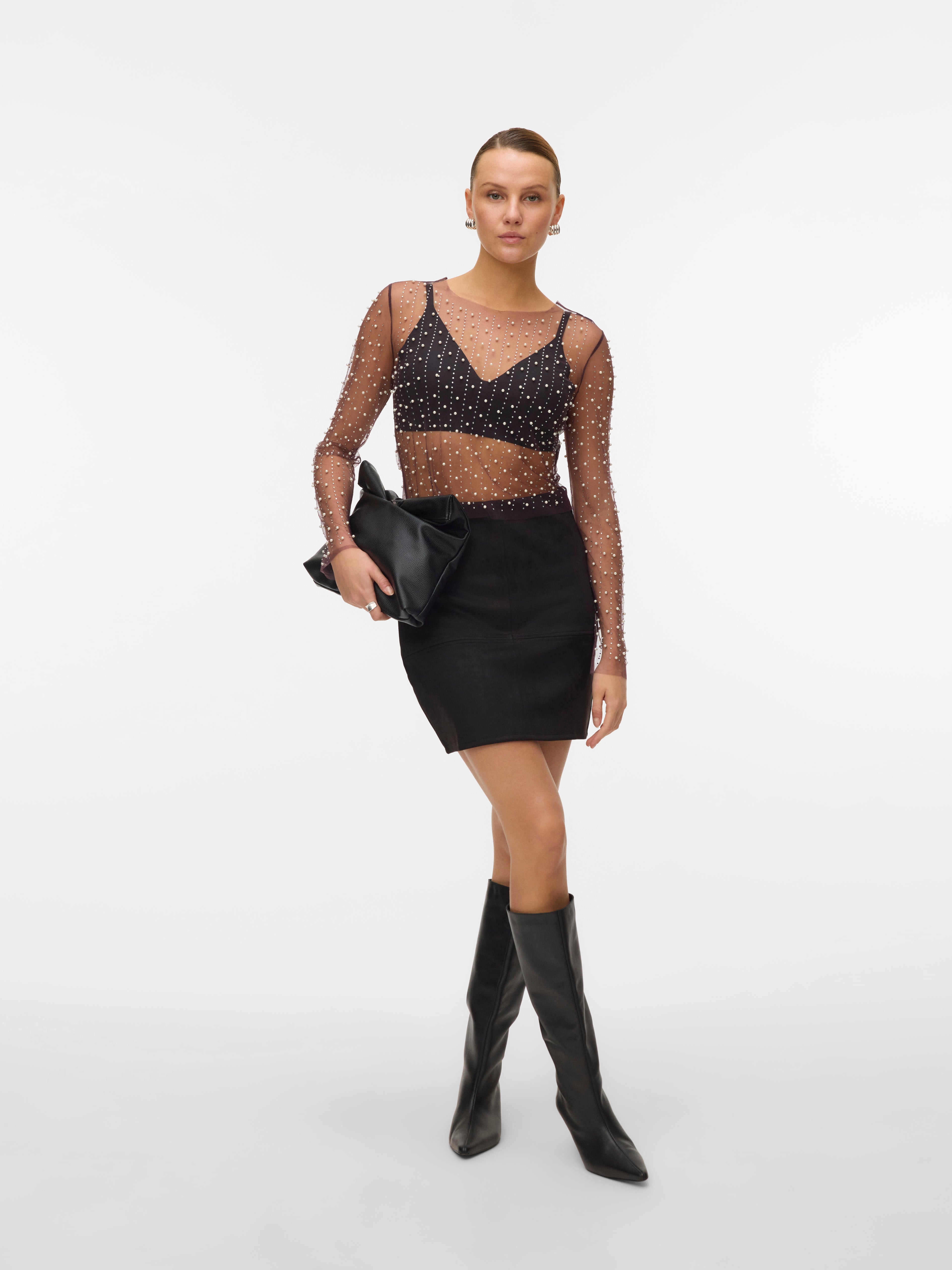VMKRETA High waist Korte rok