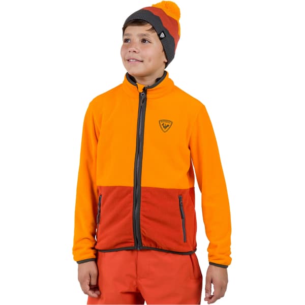 Veste polaire ROSSIGNOL JR STRAWPILE FLEECE FZ SUNBURST
