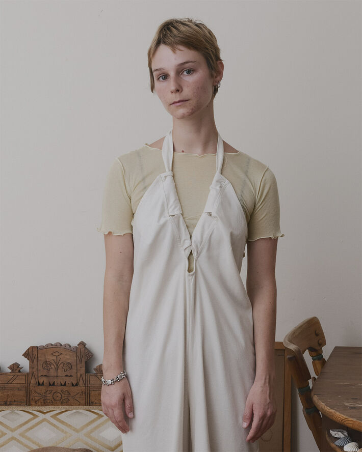 BASERANGE NODE JUMPSUIT Undyed
