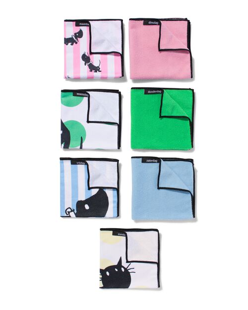 chiffons microfibres Takkie - lot de 7