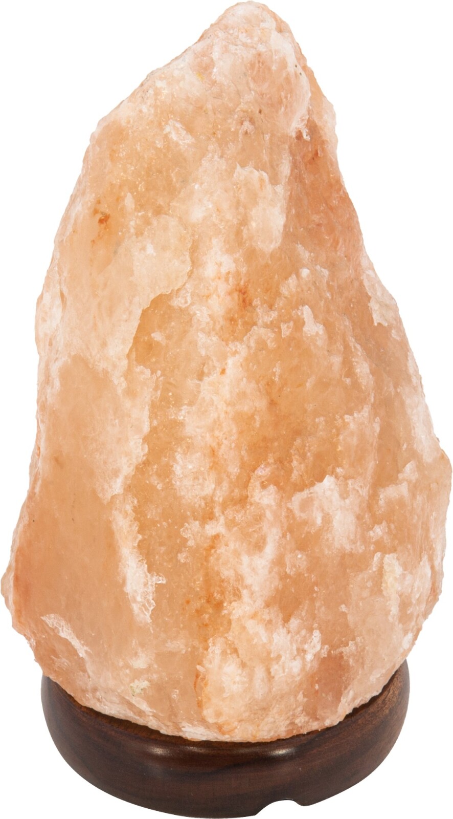 Tischleuchte - naturfarben - Salzkristall - 19 cm