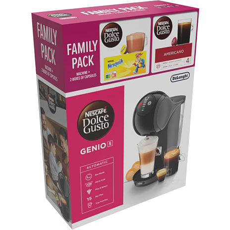 NESCAFÉ Dolce Gusto Genio S XL FAMILY value pack - grå