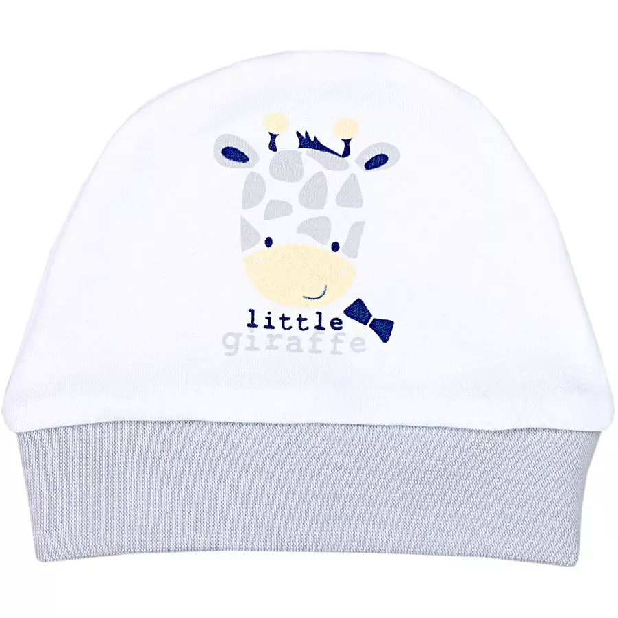 TupTam Baby Bekleidungsset Langarmbody Hose Mütze3 teilig grauweiß
