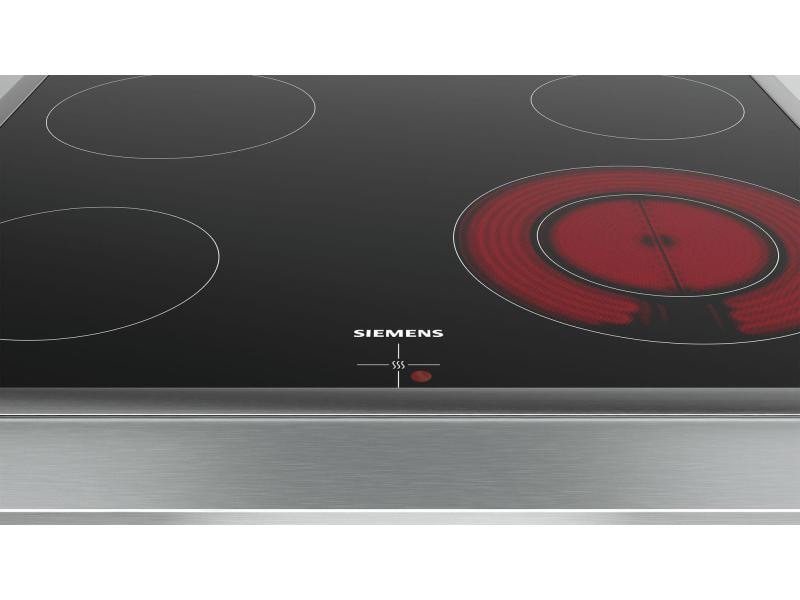 Siemens Glaskeramik-Kochfeld EA645GFA1C Flachrahmen-Design Glaskeramik-Kochfeld mit 4 Herdplatten