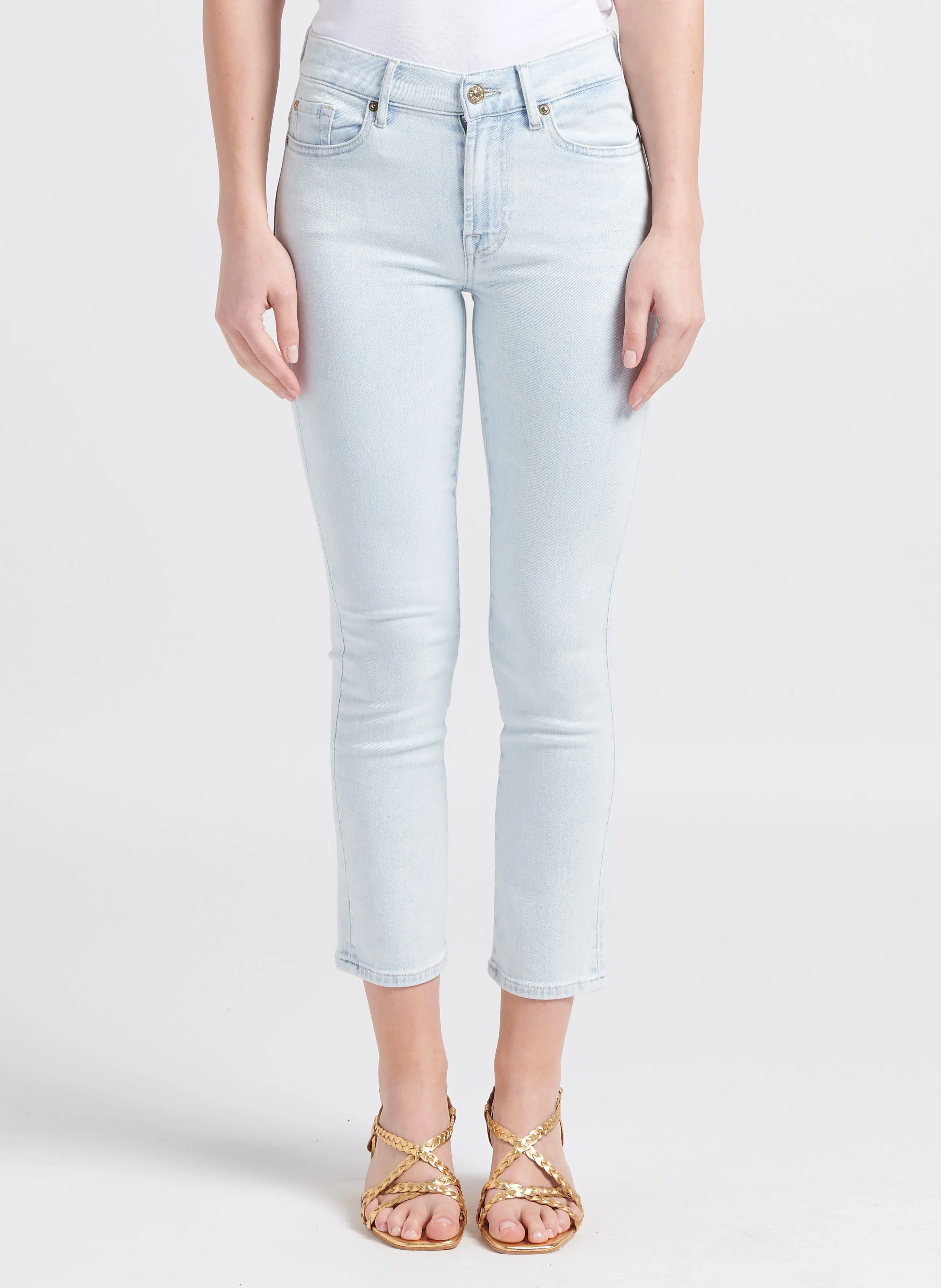 ROXANNE SUMMERTIME - Jean slim en coton mélangé| Bleu