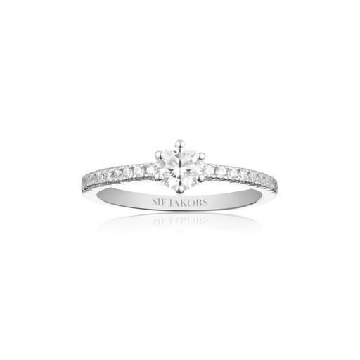 Sif Jakobs Jewellery Ellera Uno Grande Ring, Sølv, 54