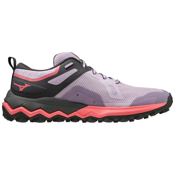Chaussure trail MIZUNO WAVE IBUKI 4 W PASTEL LILAC/BLACK OYSTER/SUN KISSED CORAL