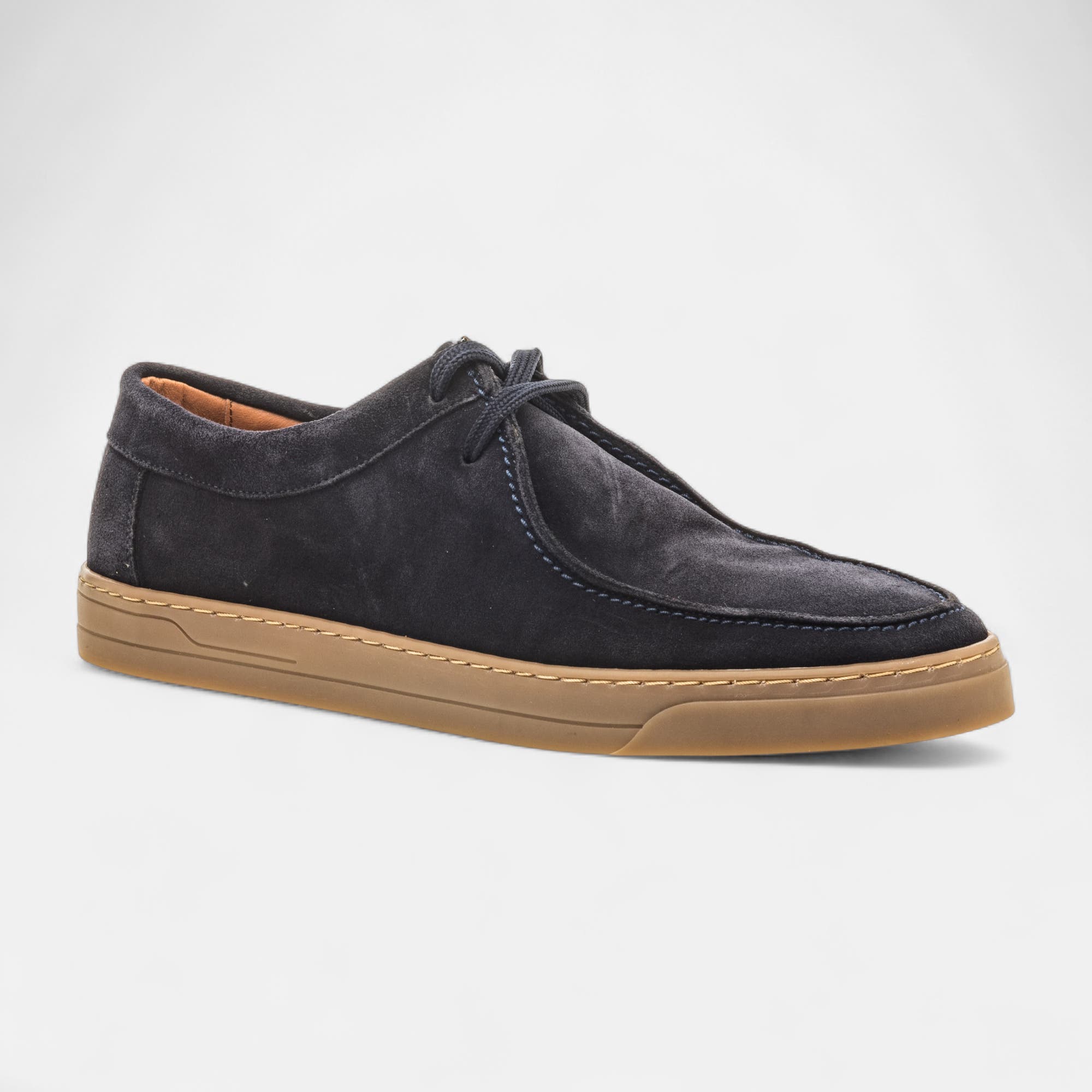 Derbies Homme en cuir bleu marine