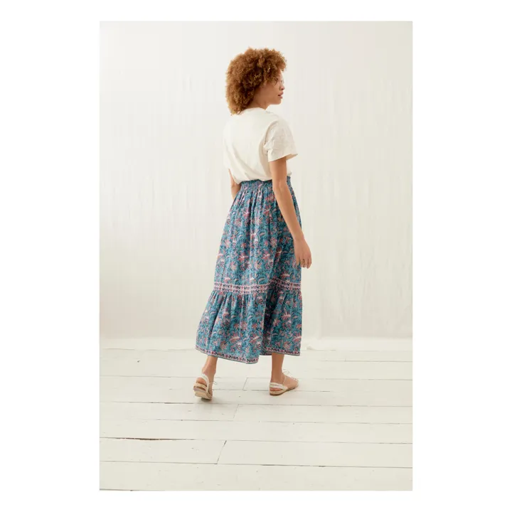 Louise Misha Jupe Jansiane - Collection Femme | Bleu canard